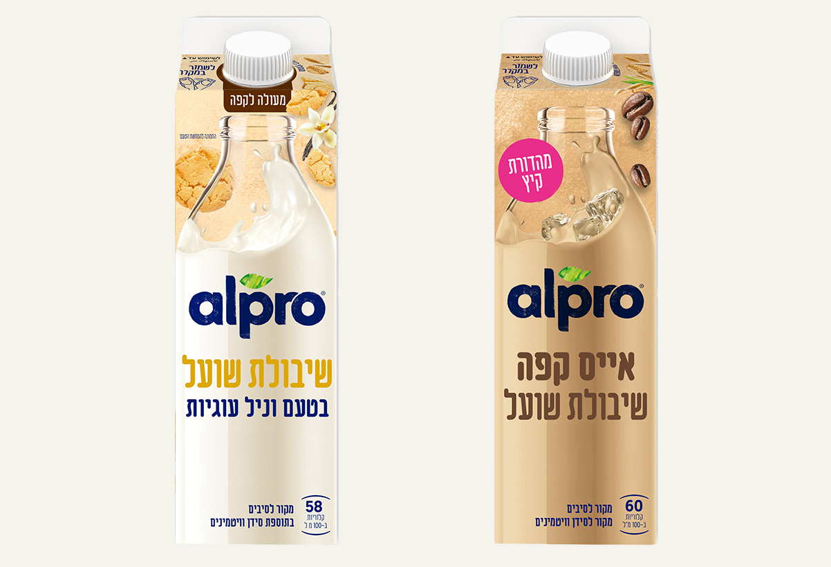 משקאות אלפרו שיבולת שועל - אייס קפה ווניל-עוגיות. צילום: סטודיו שטראוס
