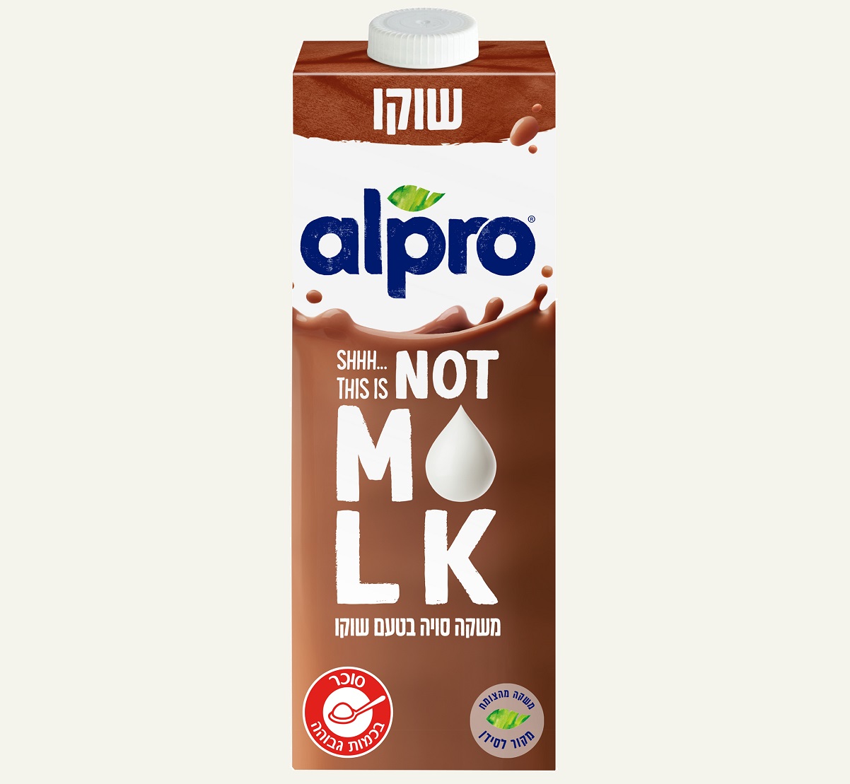 שוקו Not Milk של אלפרו על בסיס סויה. צילום: סטודיו שטראוס