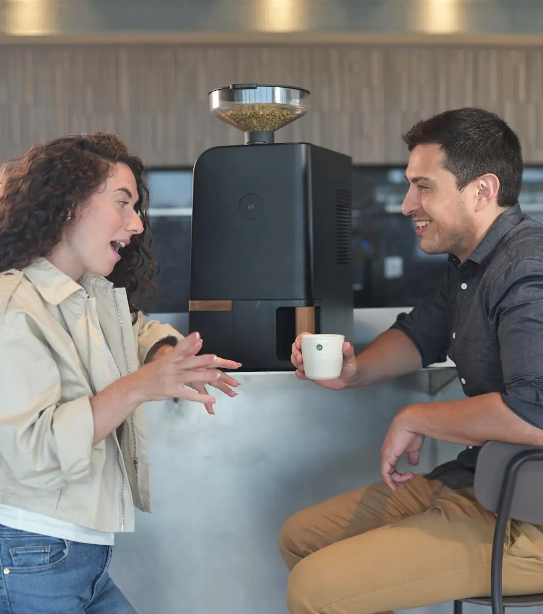 טכנולוגיית קלייה חדשנית שמפעילה אנרגיה מפנים הפול החוצה. צילום: באדיבות ansā