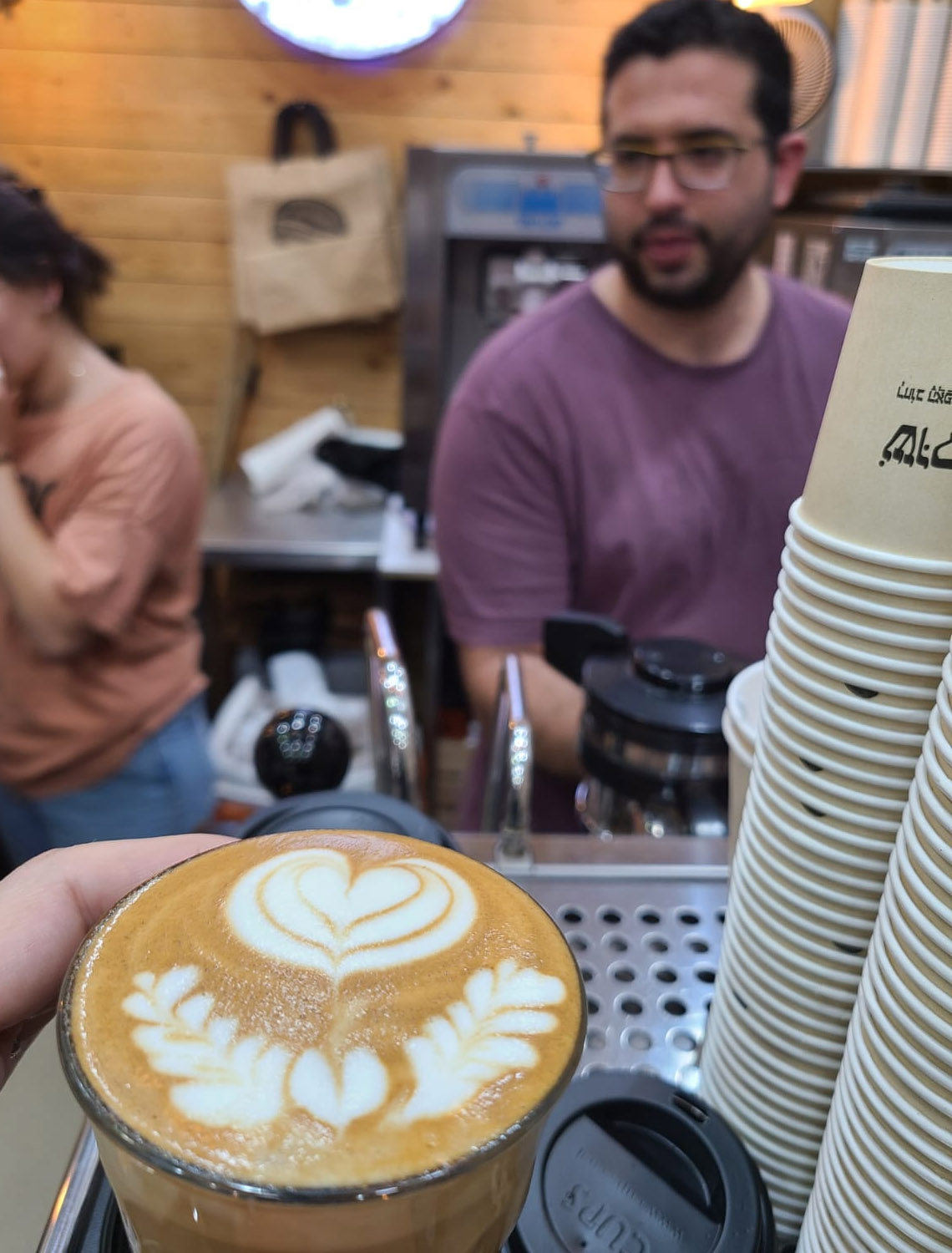 קורטדו בשוק קפה במחנה יהודה. צילום: מגזין שותים