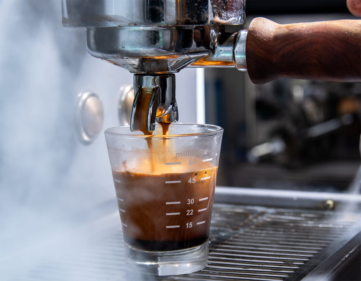 אספרסו מתערובת קלאסית של הגלריה לקפה (צילום: יעקב בלומנטל)