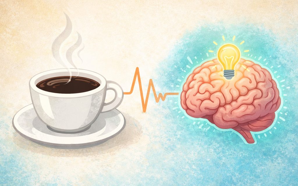 מחקר חדש: קפאין בקפה ותה עשוי למנוע דמנציה. אילוסטרציה