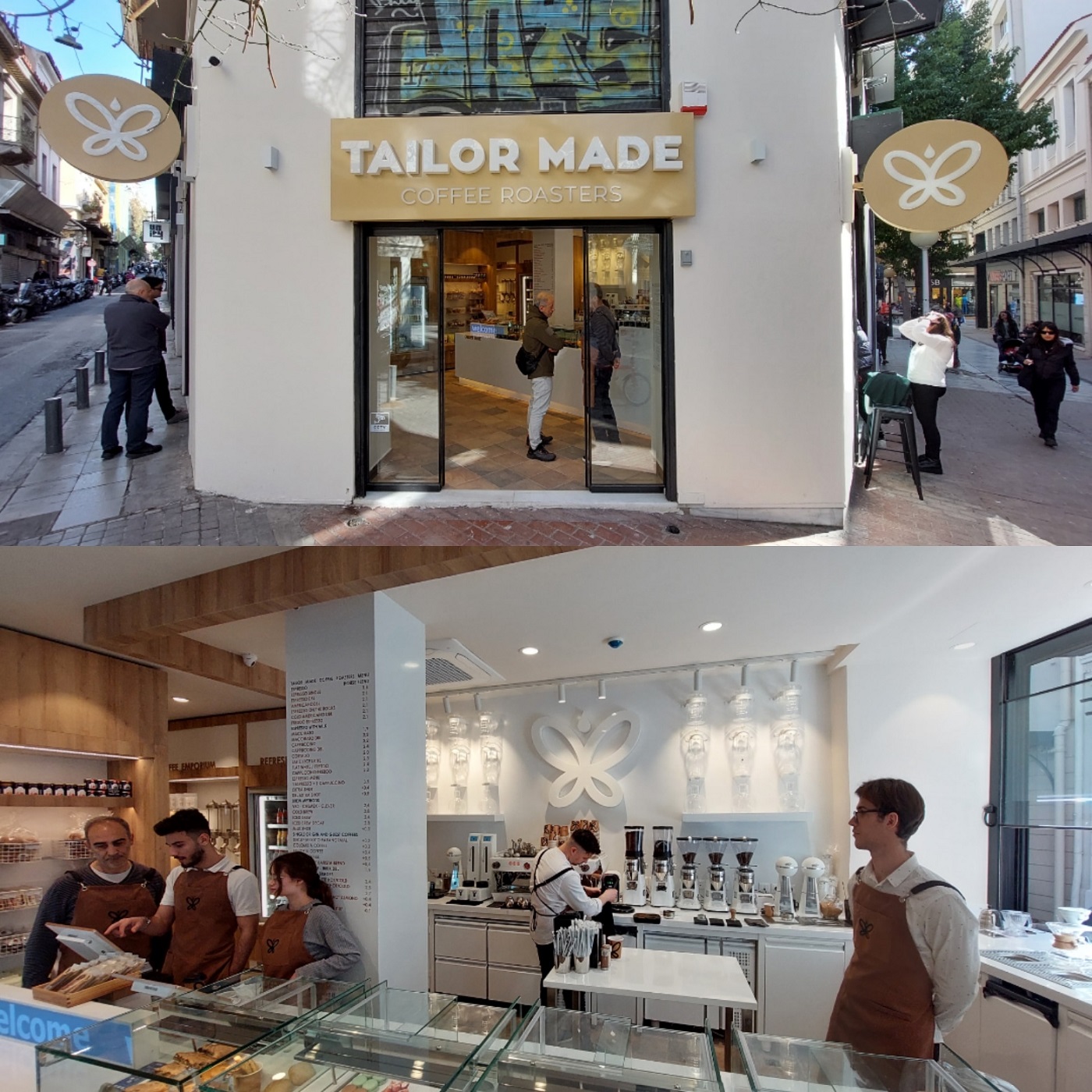 בית הקפה והקלייה Tailor Made באתונה. צילום: איתי שקד