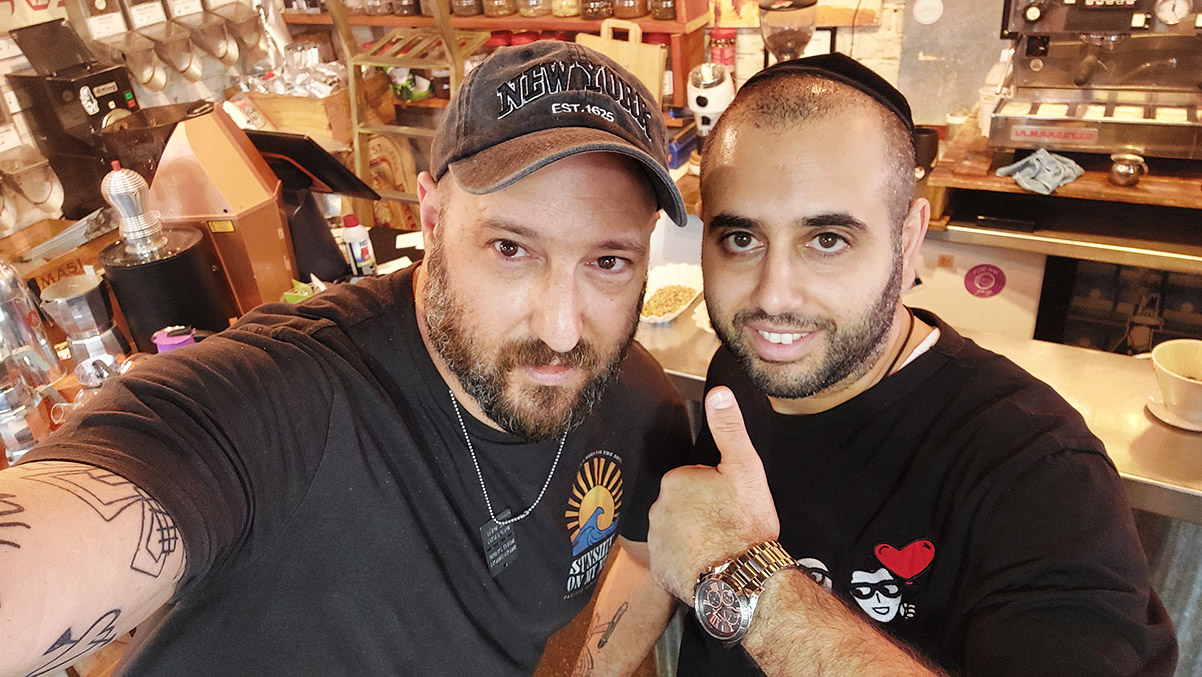 איתי שקד ואבי גבע. צילום: איתי שקד