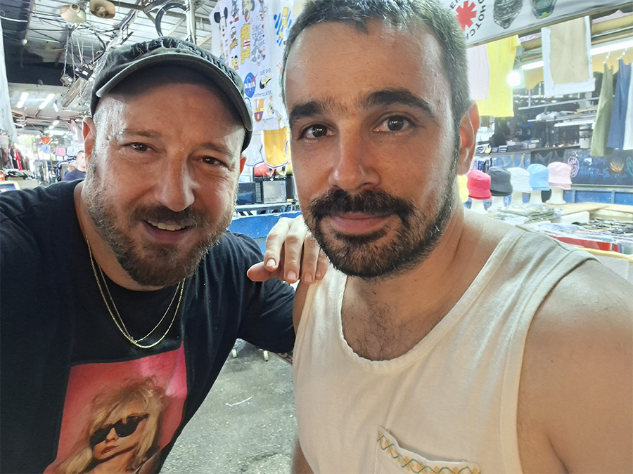 יוני ארבל ואיתי שקד. צילום: סלפי