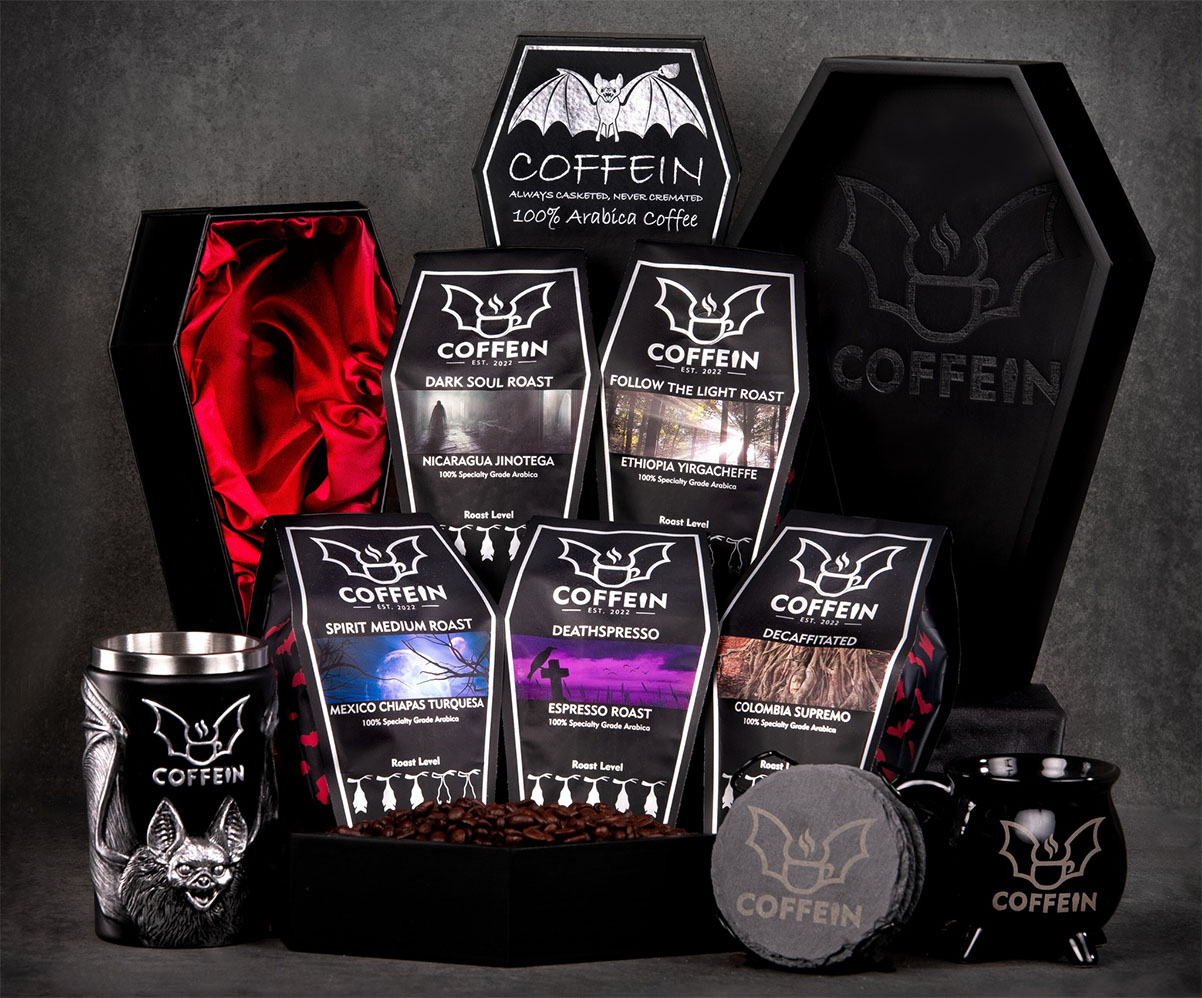 המיתוג הזוכה בתחרות Coffee Design Awards 2024. צילום: Coffein Coffee Co.