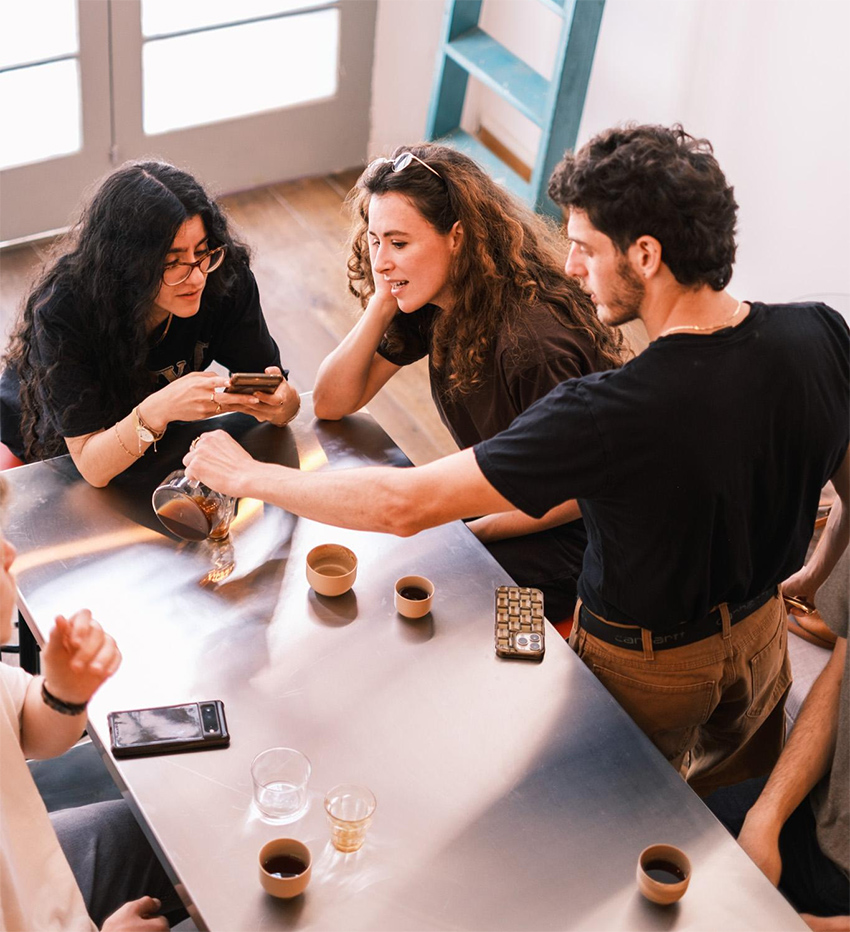 הסטודיו החדש של Concept:coffee ביפו. צילום: באדיבות Concept:coffee