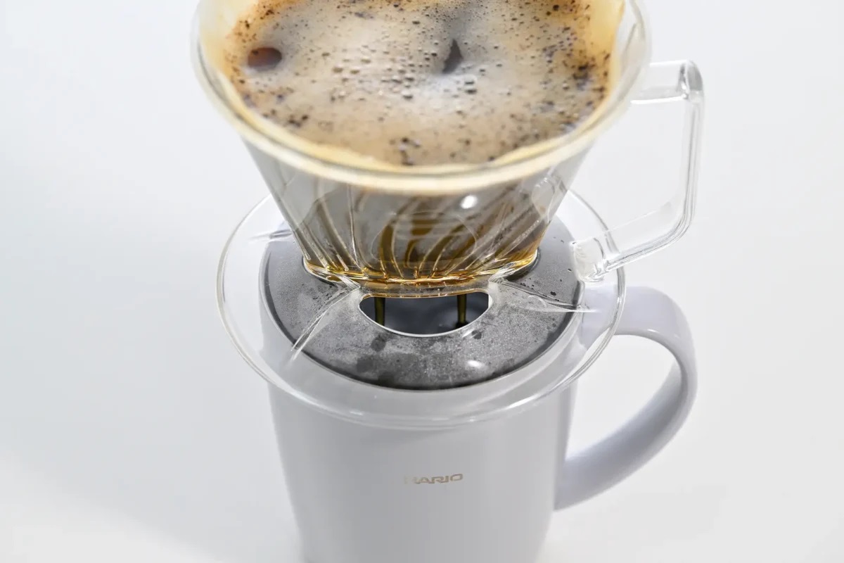 חור הצצה לקפה, בדריפר פגסוס החדש. צילום: Hario