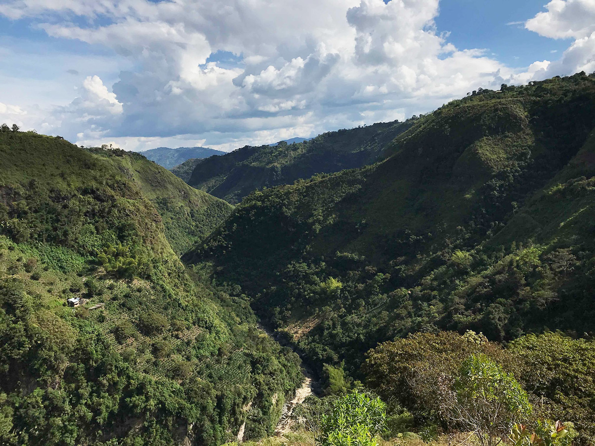 הרים באזור Huila בקולומביה. צילום: Omri D. Cohen