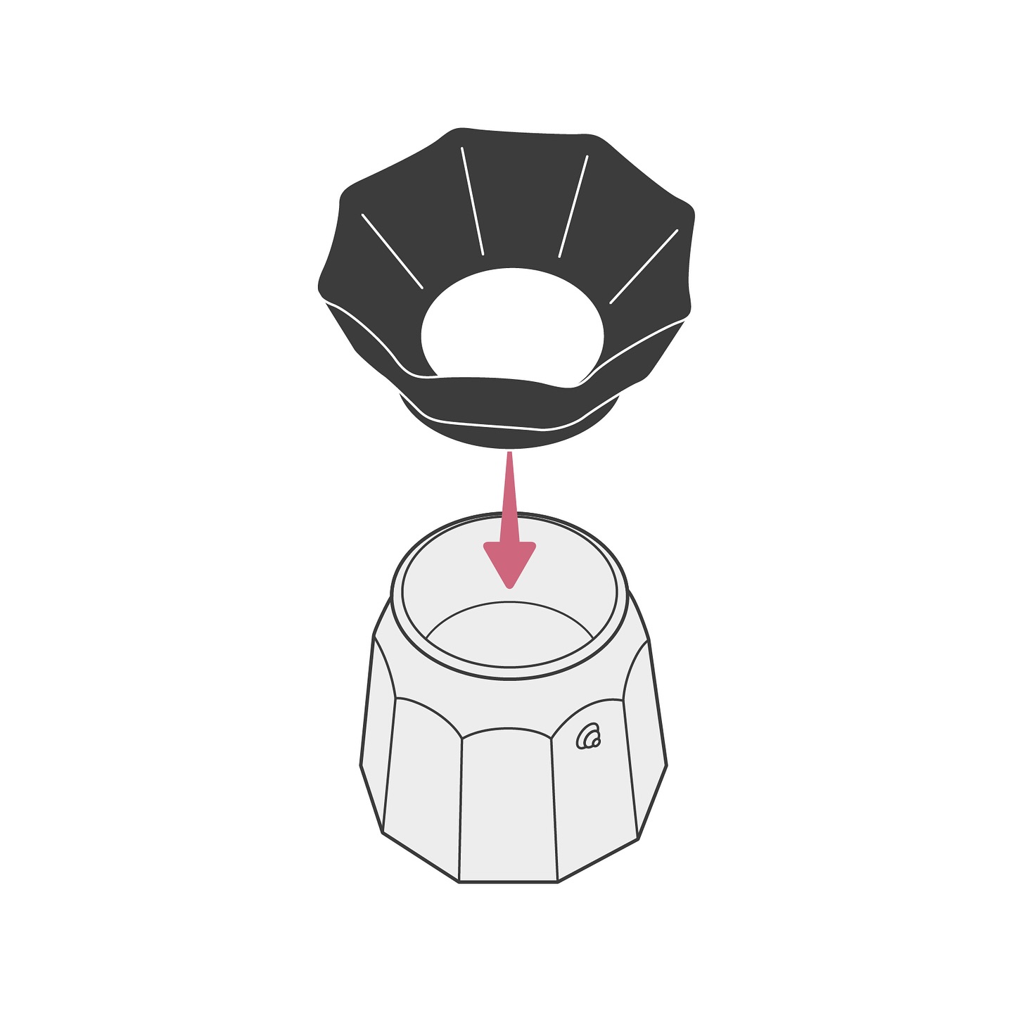 משפך למקינטה - איור. צילום: אינסטגרם @le_ma_ze