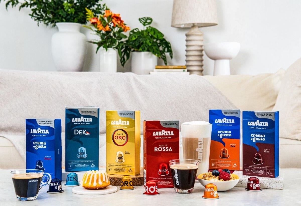 קפסולות הקפה החדשות של לוואצה מאלומיניום. צילום: Lavazza