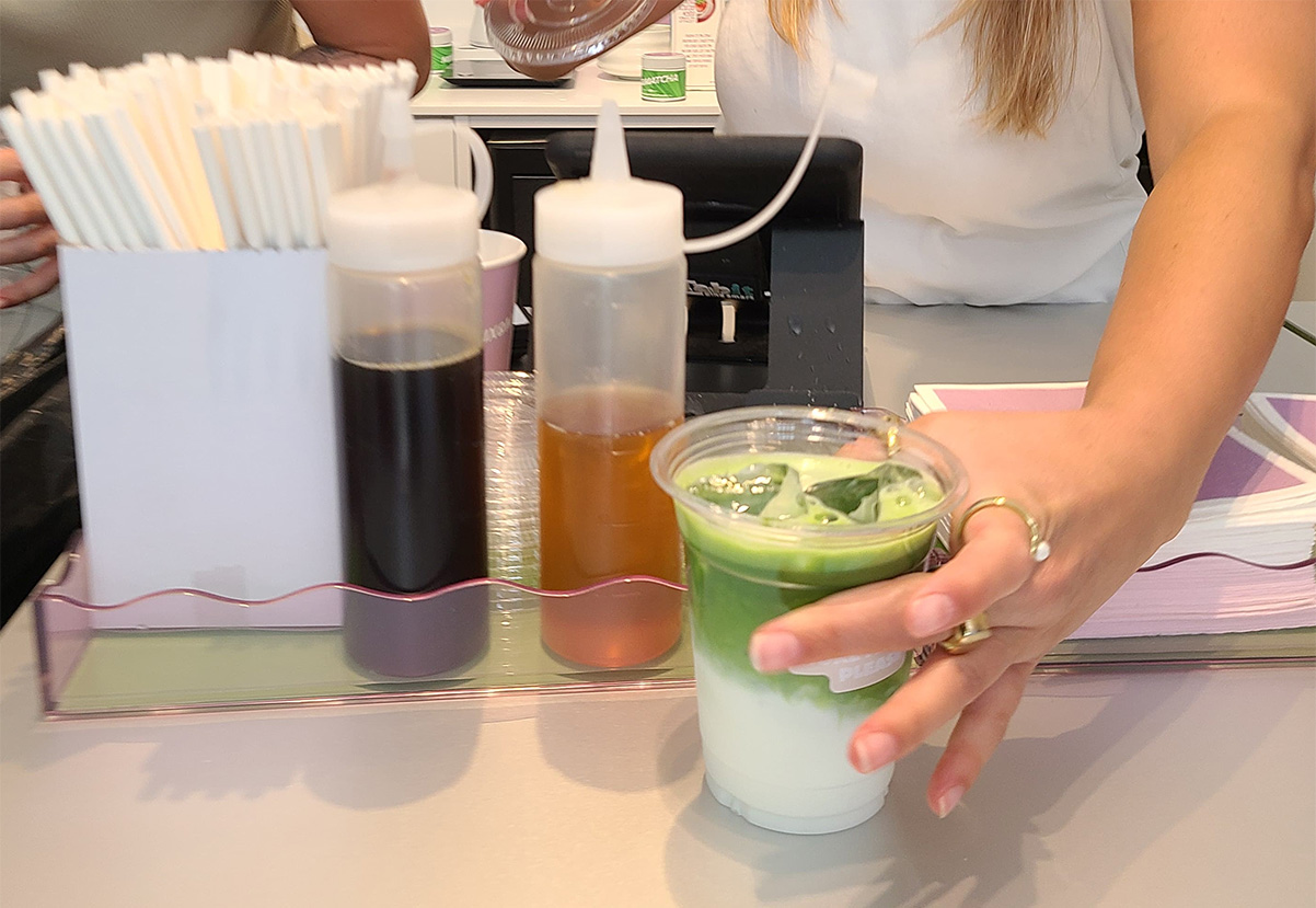 מאצ'ה לאטה קר. צילום: מגזין שותים