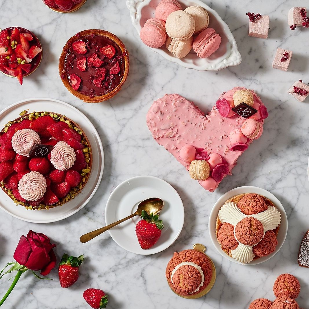 קולקציית הקינוחים של מייזון קייזר לוולנטיינס דיי 2022. צילום: פייסבוק מייזון קייזר