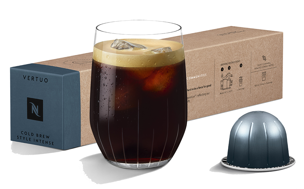 קפסולות Cold Brew Style Intense למכונות ורטו. צילום: יח"צ