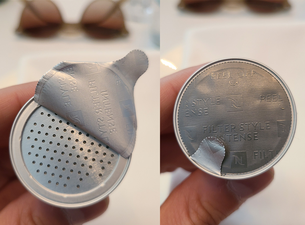 קפסולות בסגנון פילטר - להסיר את המכסה לפני החליטה. צילום: מגזין שותים