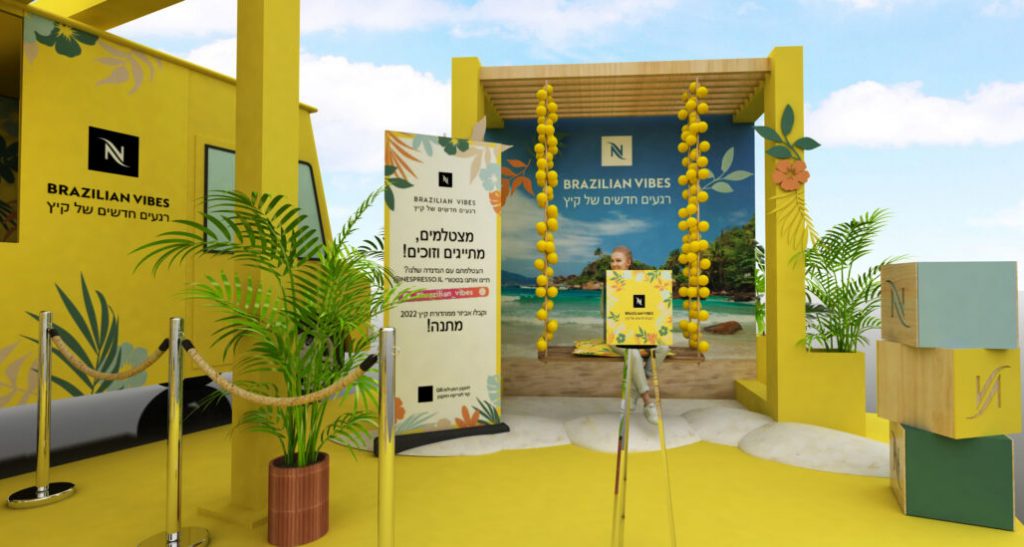 עמדת צילום ב-Summer Truck הברזילאית של נספרסו