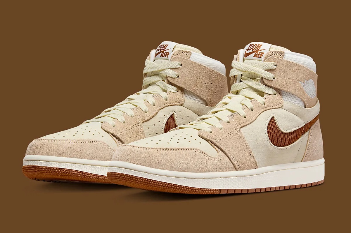 אייר ג'ורדן 1 זום קומפורט, בצבעי קפה בהיר. צילום: Nike