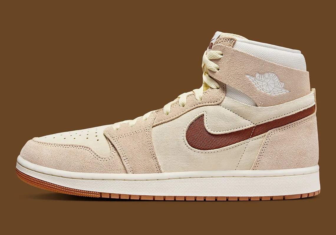 נעל נייקי אייר ג'ורדן 1 זום קומפורט בצבעי לג'נד קופי. צילום: Nike