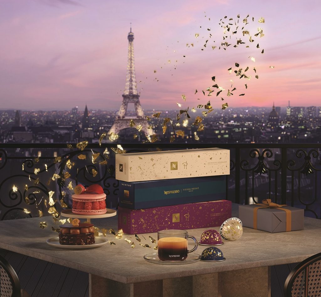 קפסולות נספרסו בשיתוף פעולה עם פייר הרמה. צילום: יח"צ