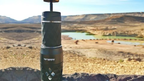 מכונת אספרסו ניידת לקפה איכותי בשטח