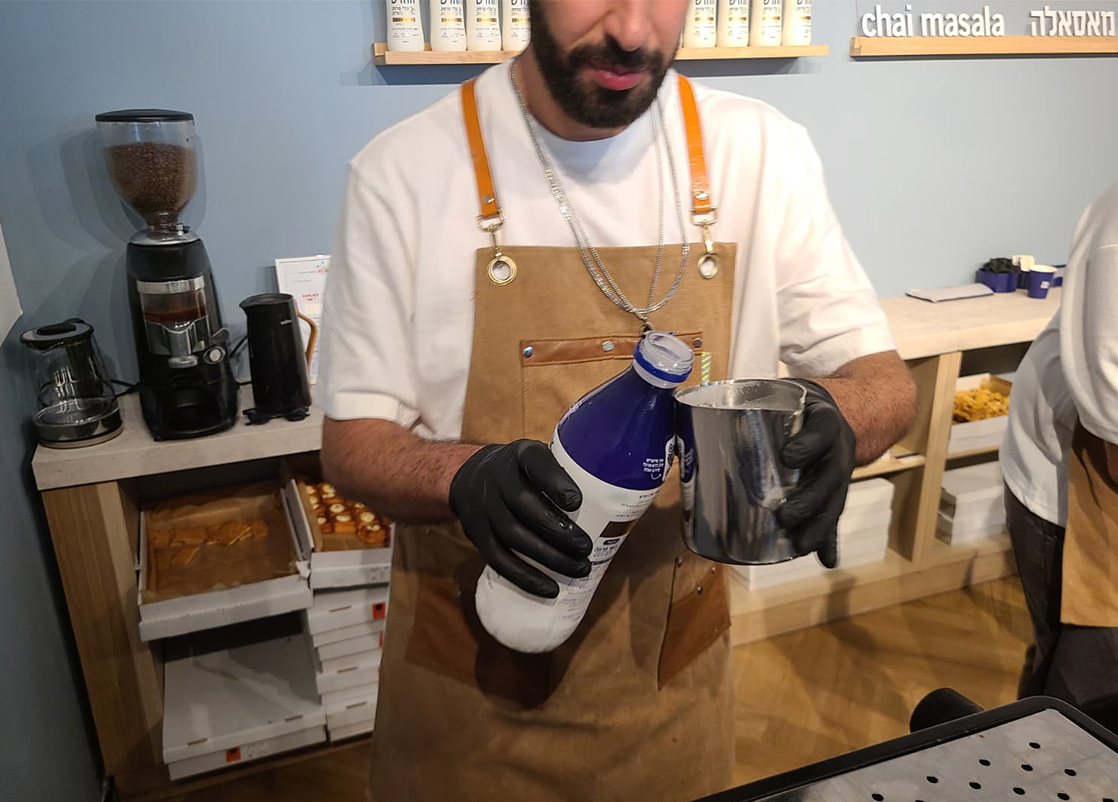 החלב החדש - יושק בהתחלה בגרסת בריסטה לקהל המקצועי. צילום: מגזין שותים