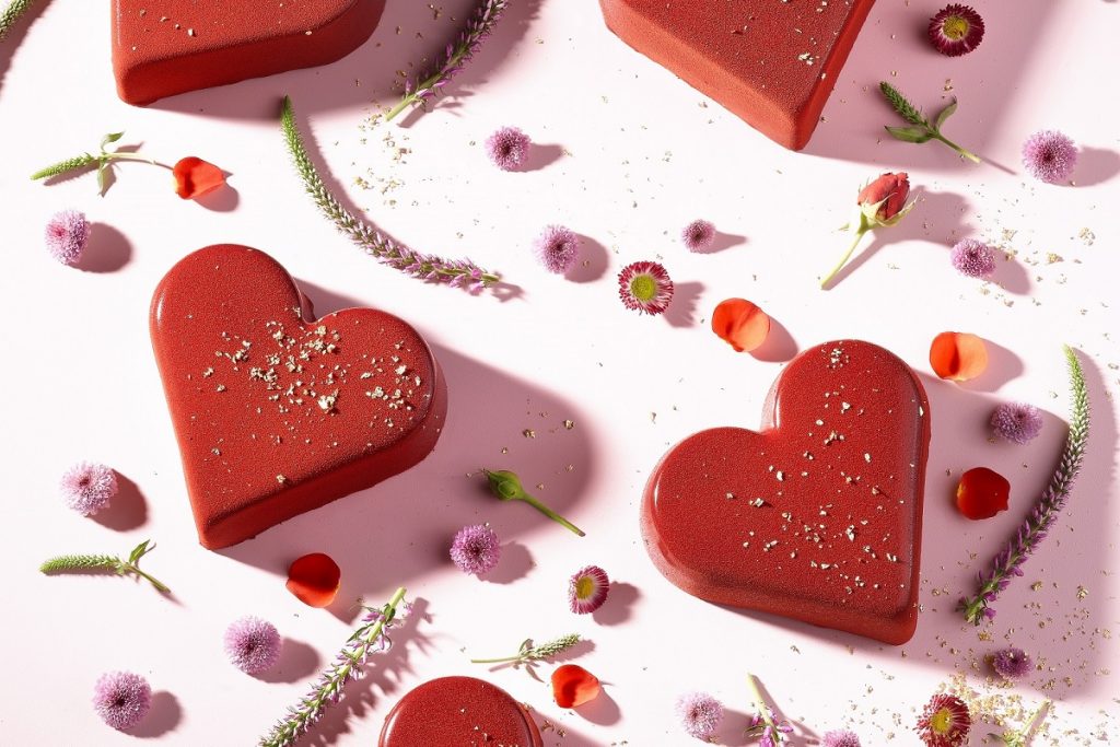 עוגת מון שרי של רולדין לכבוד יום האהבה ולנטיינס 2022. צילום: רונן מנגן