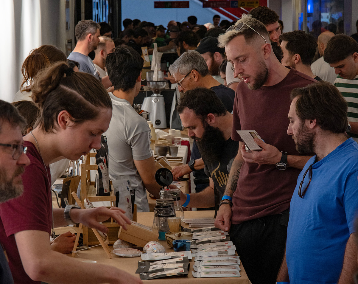 500 אנשים הגיעו לפסטיבל "חגיגה של קפה" השני של מגזין שותים בדיזנגוף סנטר, 25% יותר מבשנה שעברה (צילום: יעקב בלומנטל)