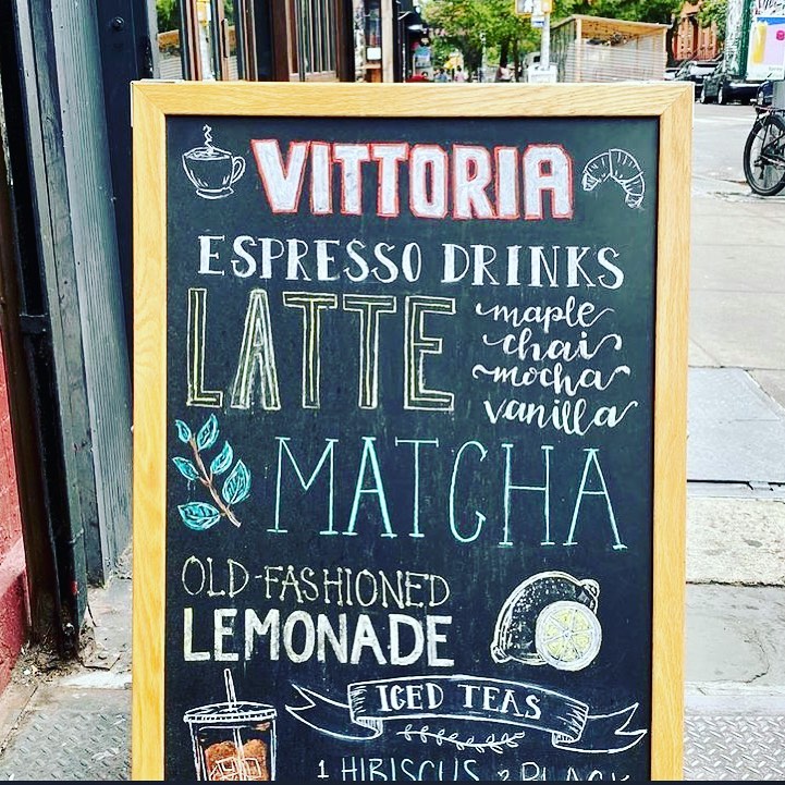 קפה ויטוריה בברוקלין. צילום: פייסבוק Vittoria Caffe