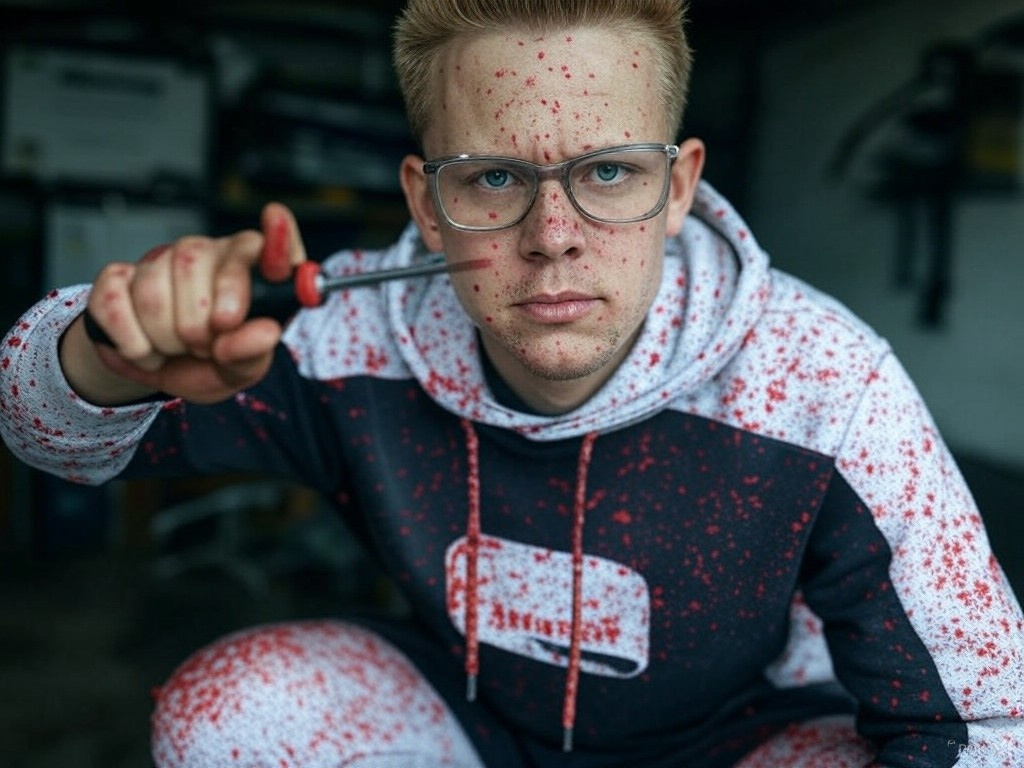 "דקרתי אותו בחזרה ברגל עם מברג שמצאתי בדלת של הג'יפ". אילוסטרציה