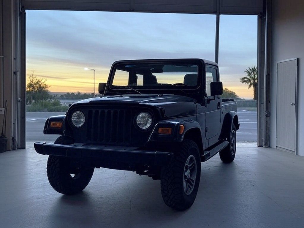 הג'יפ של בני חונה בבבלי. אילוסטרציה