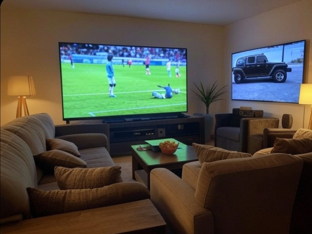 "ישבנו בסלון וראיתי סופר קלאסיקו, ברצלונה הובילה". אילוסטרציה