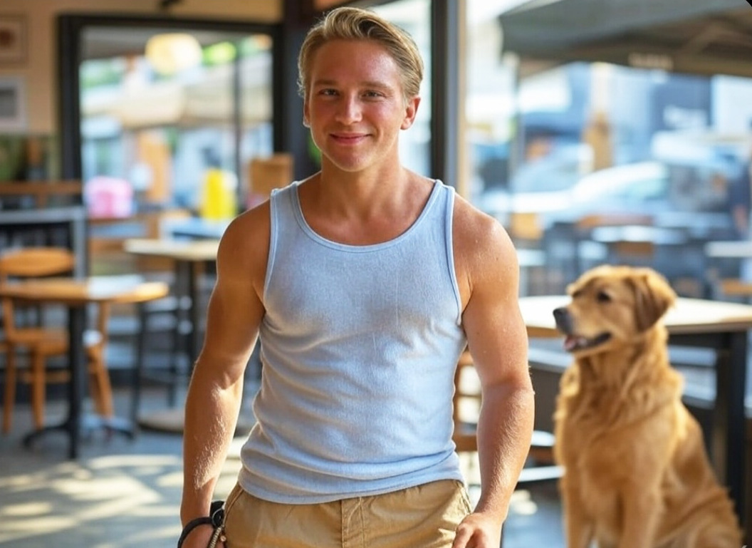 אלעד התל אביבי, בלונדיני וגבוה. אילוסטרציה