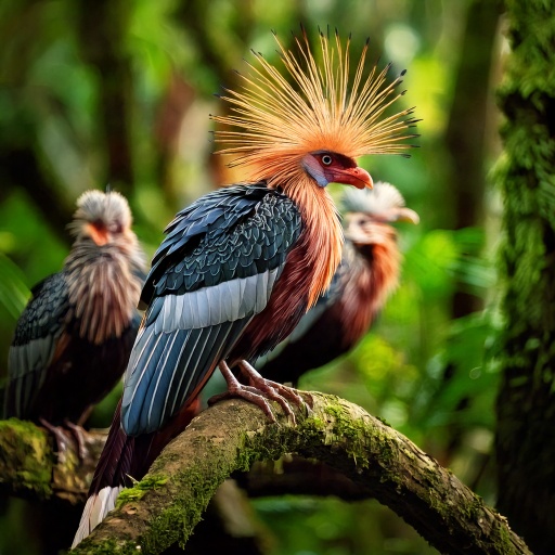 ציפור מיוחדת בג'ונגל באתיופיה. אילוסטרציה