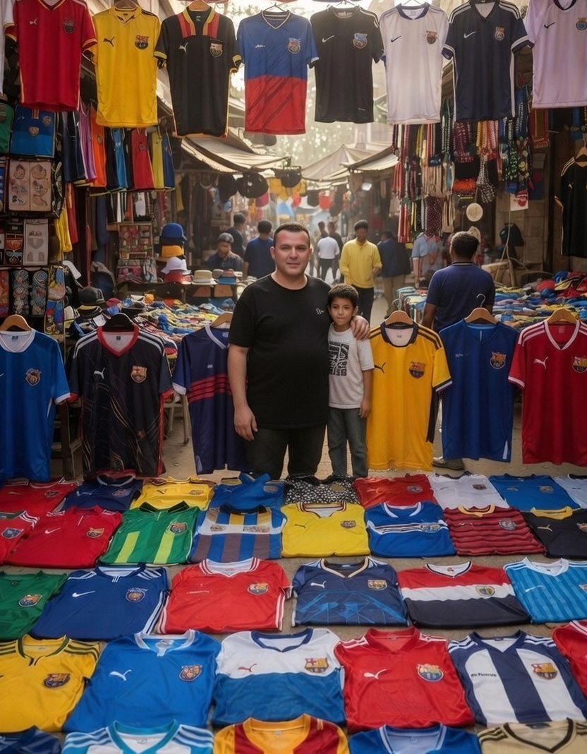 שבתאי מהחולצות בשוק הכרמל. אילוסטרציה