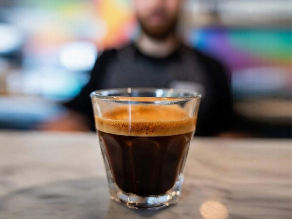 אספרסו בחנות קפה בשוק הכרמל. אילוסטרציה