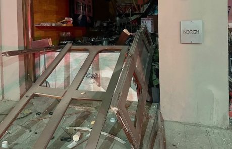 בית הקפה NORISH נפגע מנפילת טיל איראני ונהרס, כמה שבועות אחרי שנפתח
