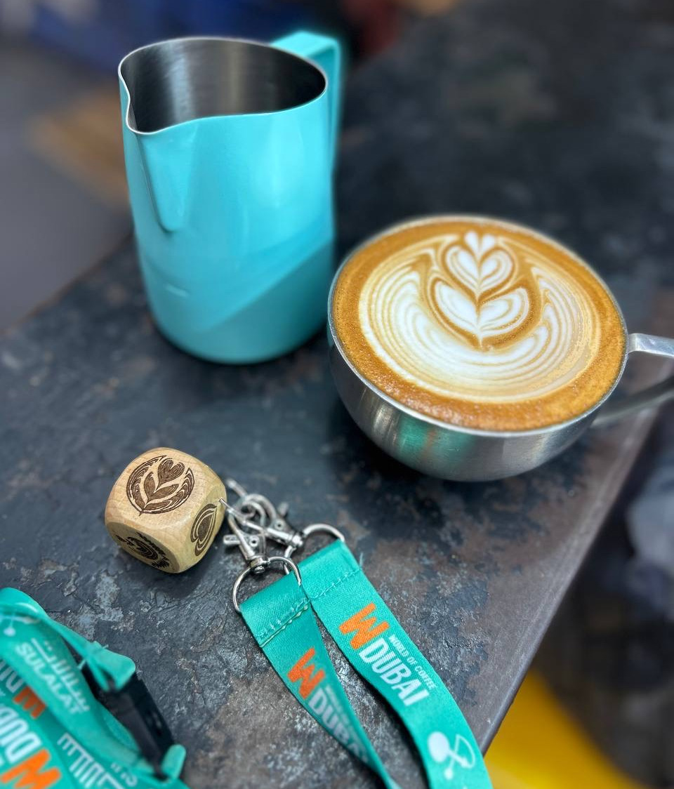 קוביית הלאטה ארט של הבריסטה שליו כהן. צילום: שליו כהן