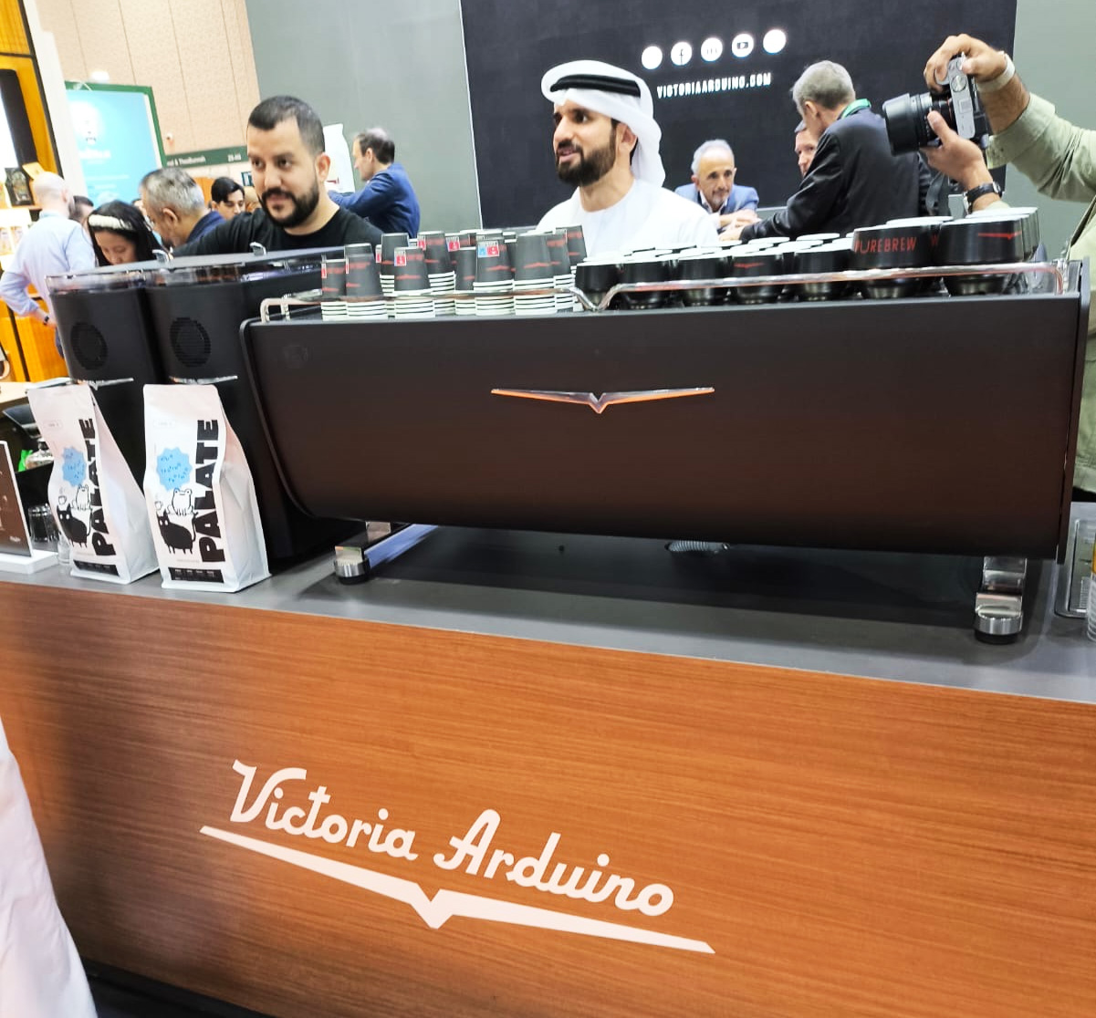 מכונת אספרסו של Victoria Arduino. צילום: שליו כהן